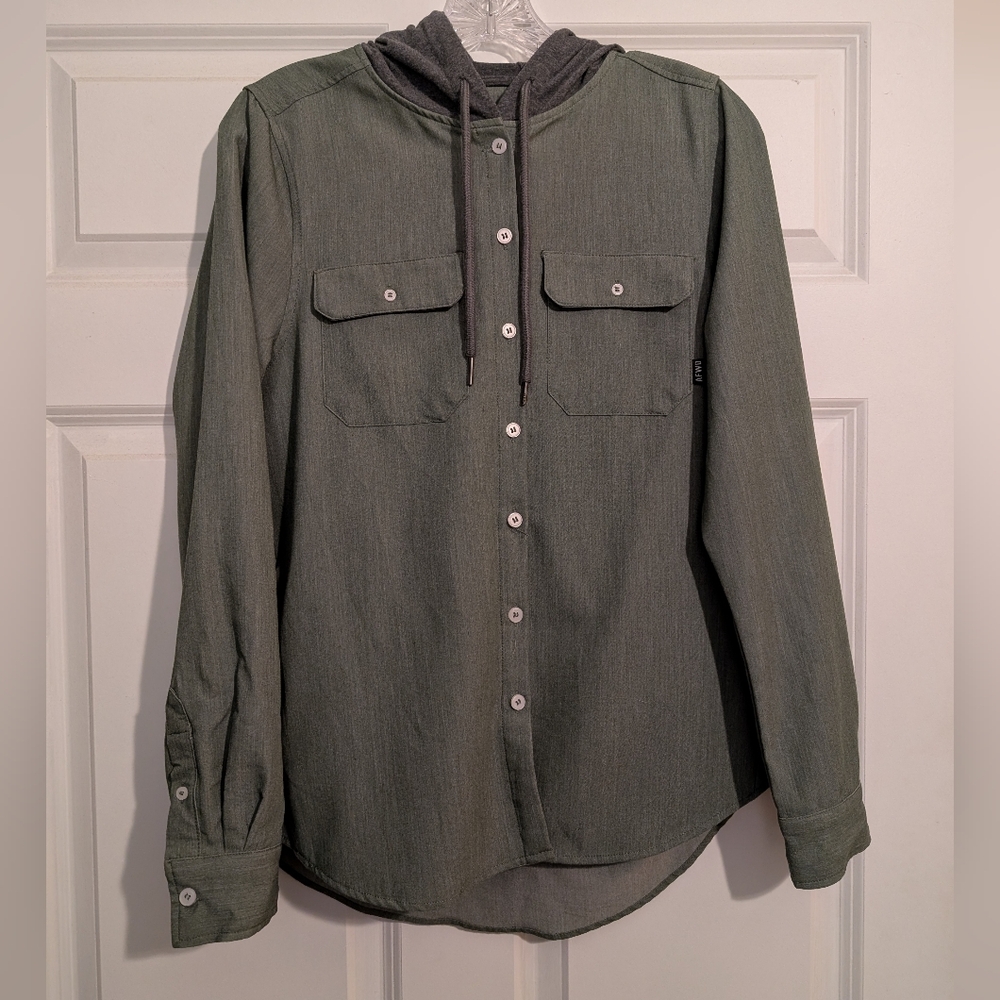 AFWD hooded button up